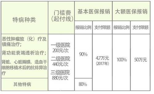 职工特病报销